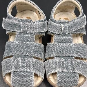 See Kai Run Gray Canvas, Jude IV Sandals